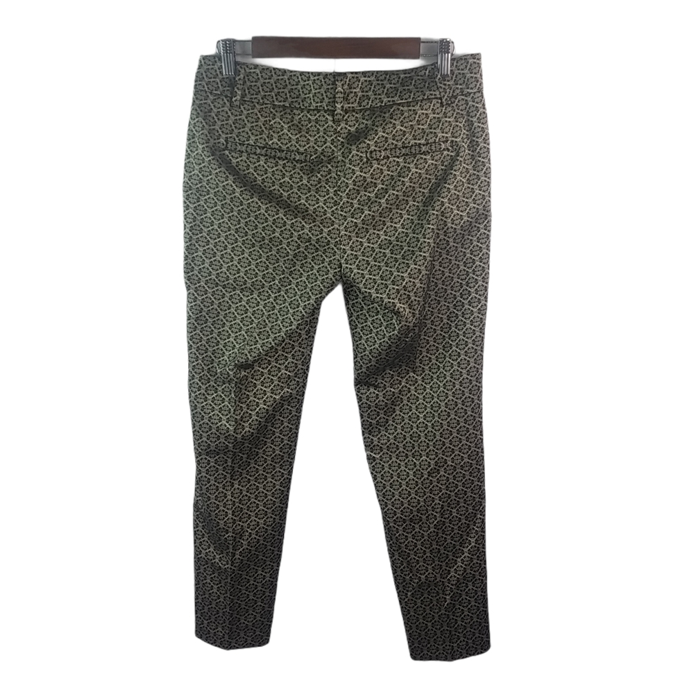 Ann Taylor 4 Black Gold Cigarette Pants - Picture 2 of 7